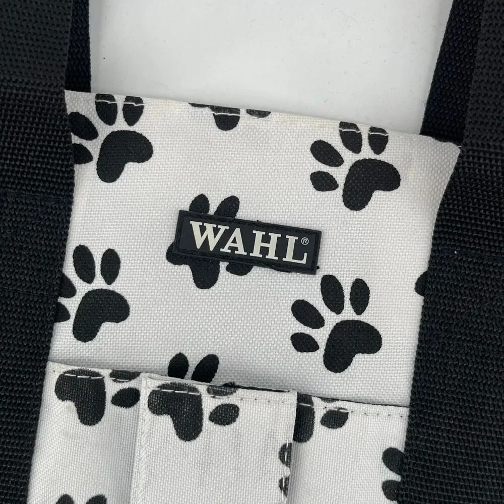 WAHL Paw Print Grooming Tote Bag Pet Supplies Organizer Utility Carry Caddy
